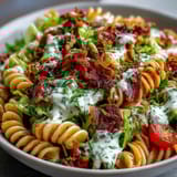 BLT Pasta Avocado Ranch Salad