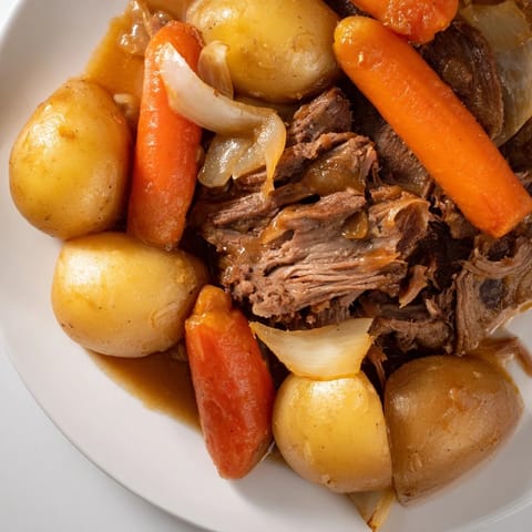 Beef pot roast hearty