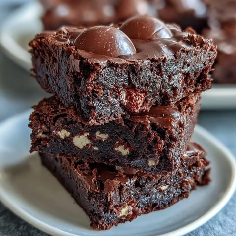 Cadbury Egg Chocolate Brownies with Crumbled Top: Decadent brownies loaded with Cadbury mini eggs and a crunchy chocolate crumble topping.