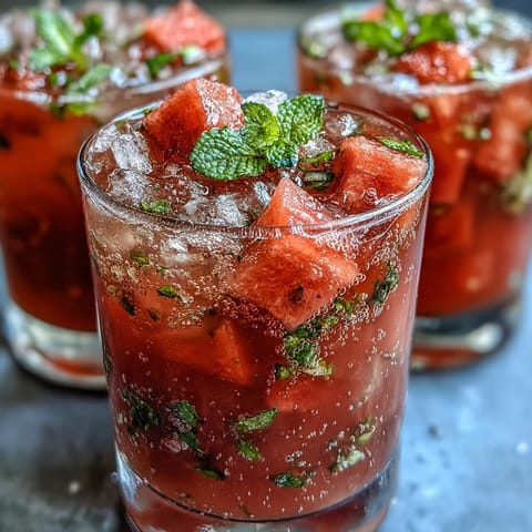 Watermelon Mint Lemonade Summer