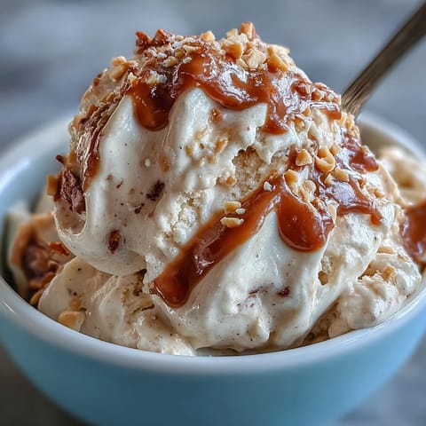 Indulge in this easy 4-Ingredient Peanut Butter Banana Ice Cream, perfect for dessert.