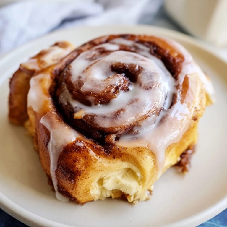 Homemade cinnamon rolls, a breakfast classic, showing tender layers and golden-brown crust.